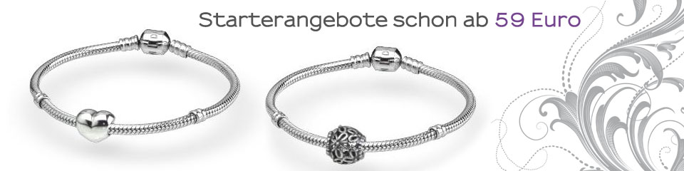 Homepage Slider Pandora Starterangebot