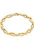 Gliederarmband Reintitan goldplattiert 03001-04