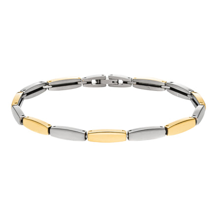 Armband Reintitan teil-goldplattiert 03063-02