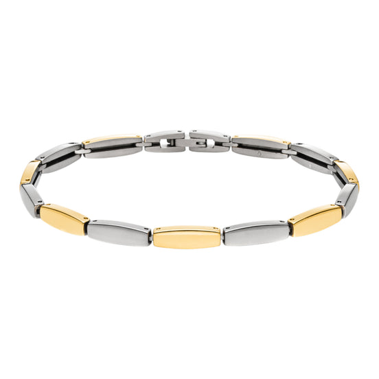 Armband Reintitan teil-goldplattiert 03063-02