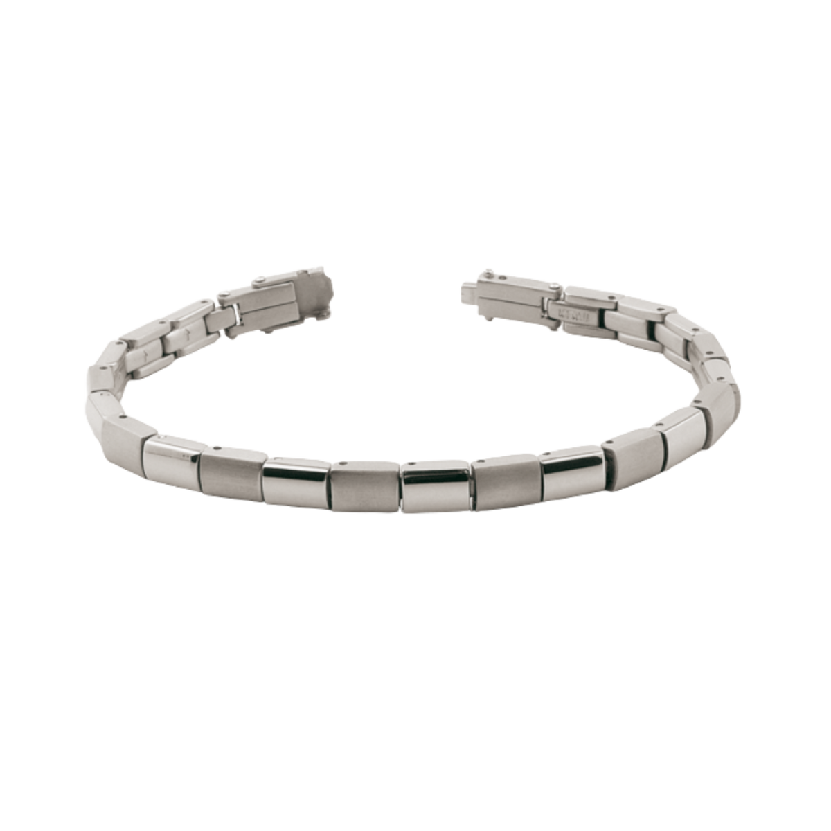 Armband Reintitan teilpoliert