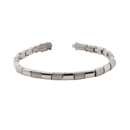 Armband Reintitan teilpoliert