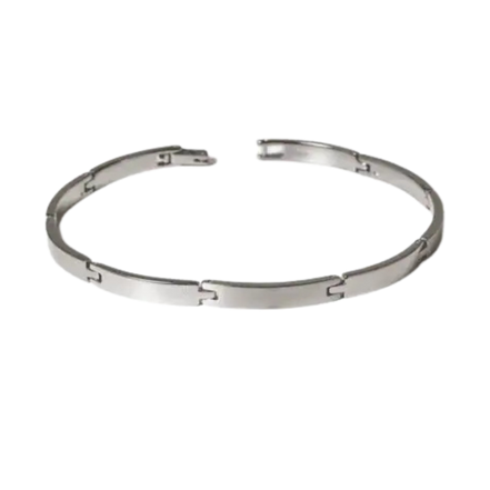Armband Reintitan teilpoliert