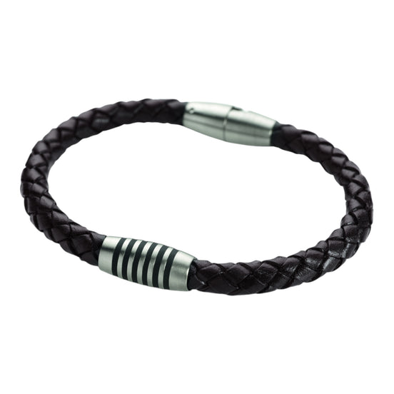 Armband Leder/Titan 0347-0421 21cm