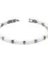 Armband Titan mit Keramik weiß