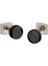 Ohrstecker Reintitan schwarz-plattiert rund 05064-05