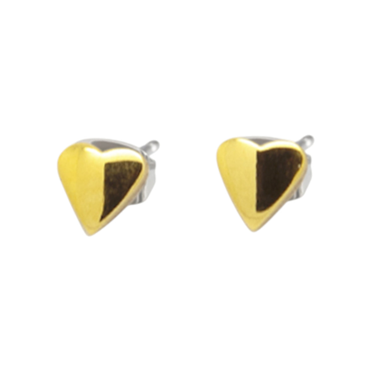 Ohrstecker Kinder Herz Goldfarben 05077-02