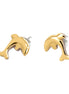 Ohrstecker Kinder Delfine goldplattiert 05090-02