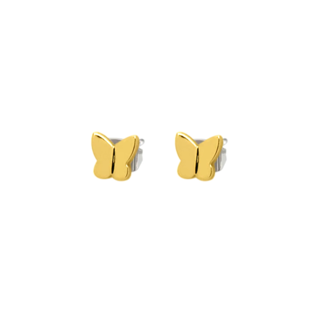 Ohrstecker Kinder Schmetterlinge goldfarbend 05091-02