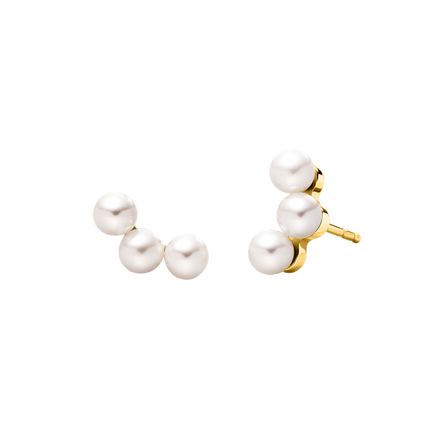 Ohrstecker mit Perle goldfarben 05107-02