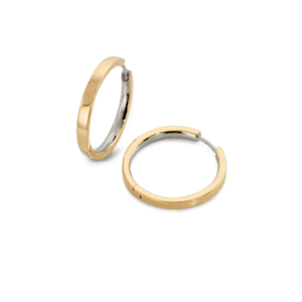 Damen Creolen Titan Bicolor