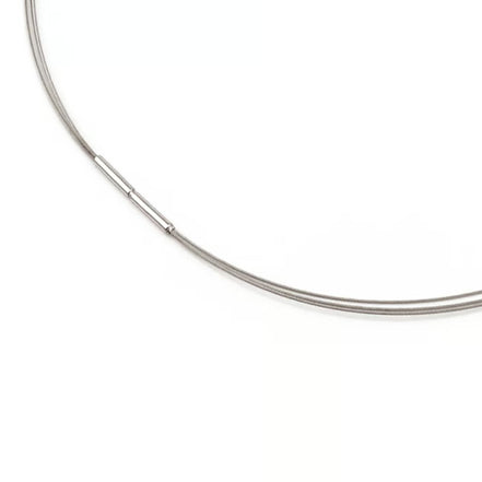 Titanium Collier Edelstahl 3-fach 0804-01 #40