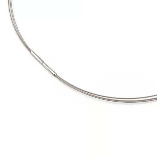Titanium Collier Edelstahl 3-fach 0804-01 #40