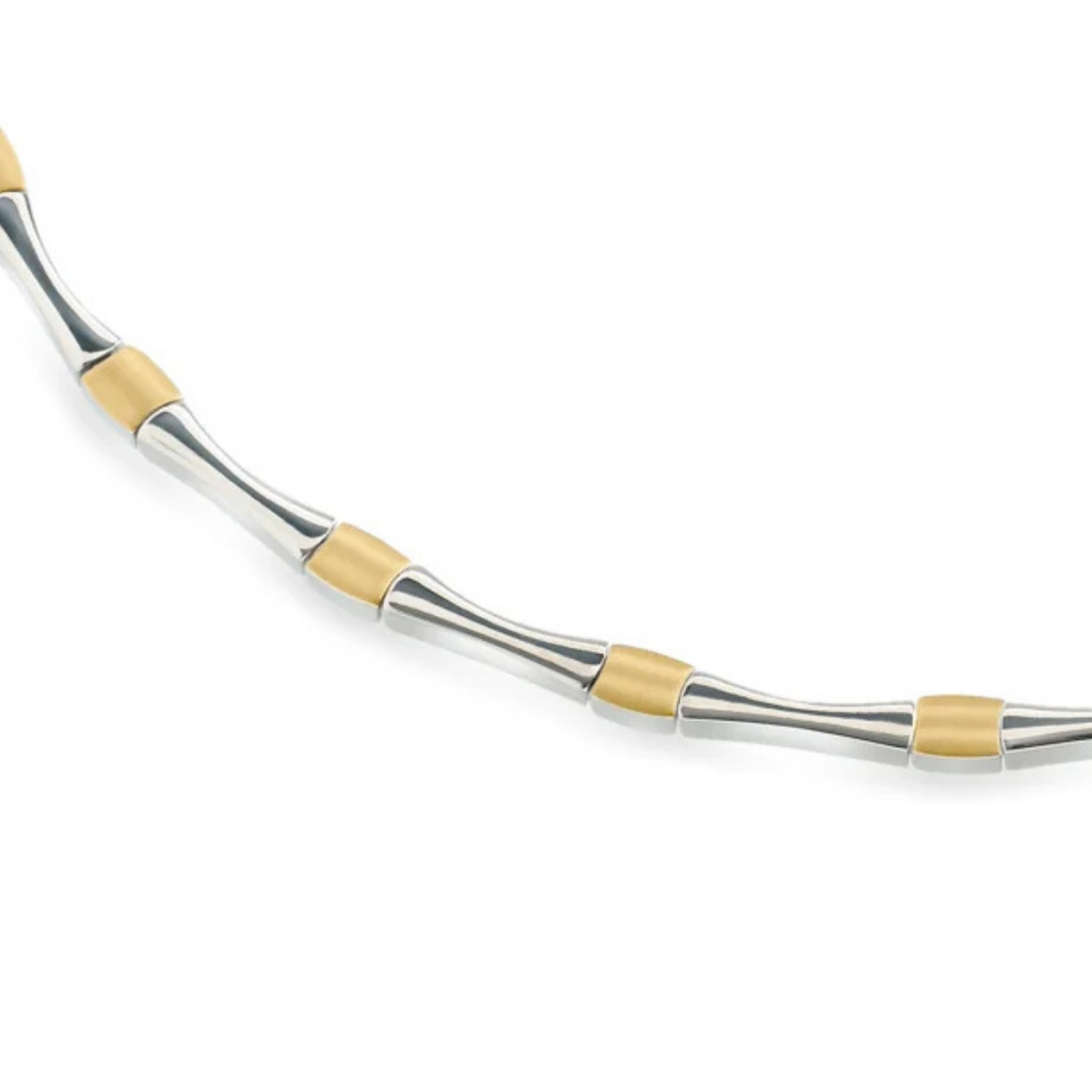 Damen Collier Titan teil-goldplattiert 08045-04