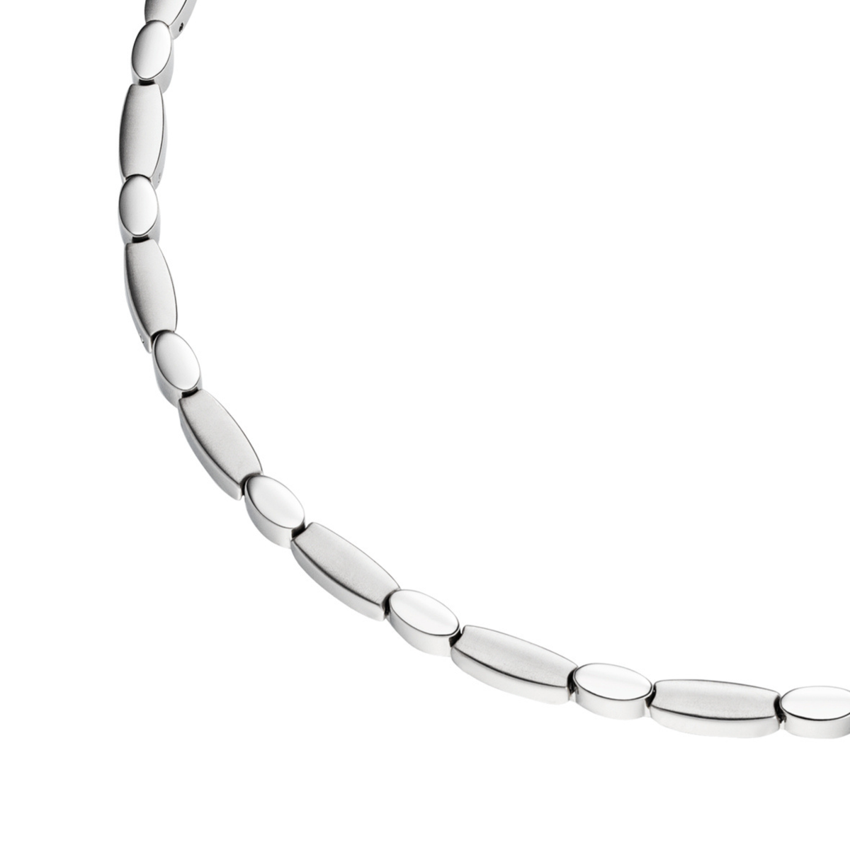 Collier Reintitan teilpoliert 08090-01