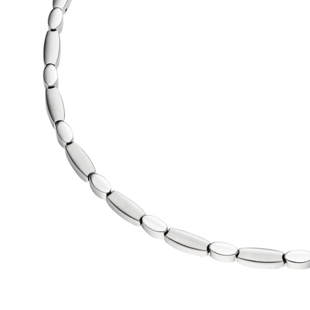 Collier Reintitan teilpoliert 08090-01