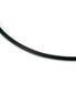 Titan-Kautschuk Collier schwarz