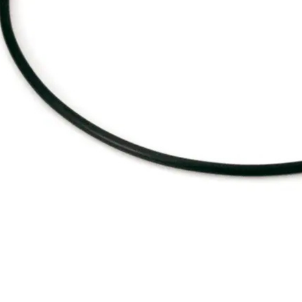 Titan-Kautschuk Collier schwarz