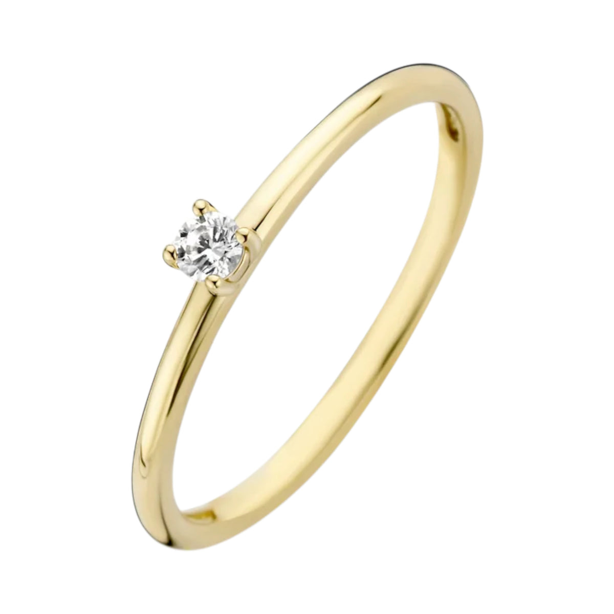 Ring aus 585er Gold im Solitär-Design