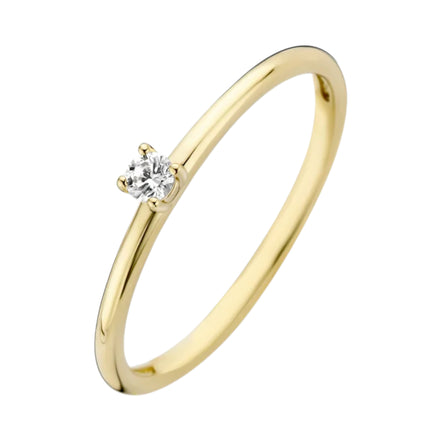 Ring aus 585er Gold im Solitär-Design