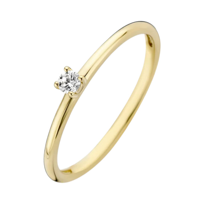 Ring aus 585er Gold im Solitär-Design
