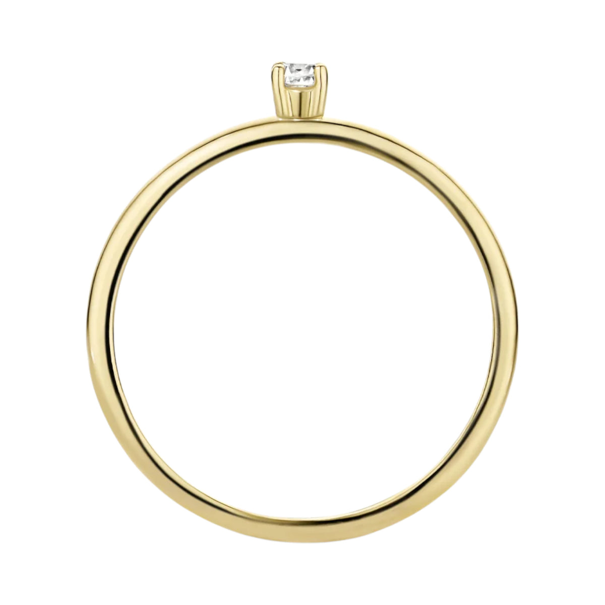 Ring aus 585er Gold im Solitär-Design