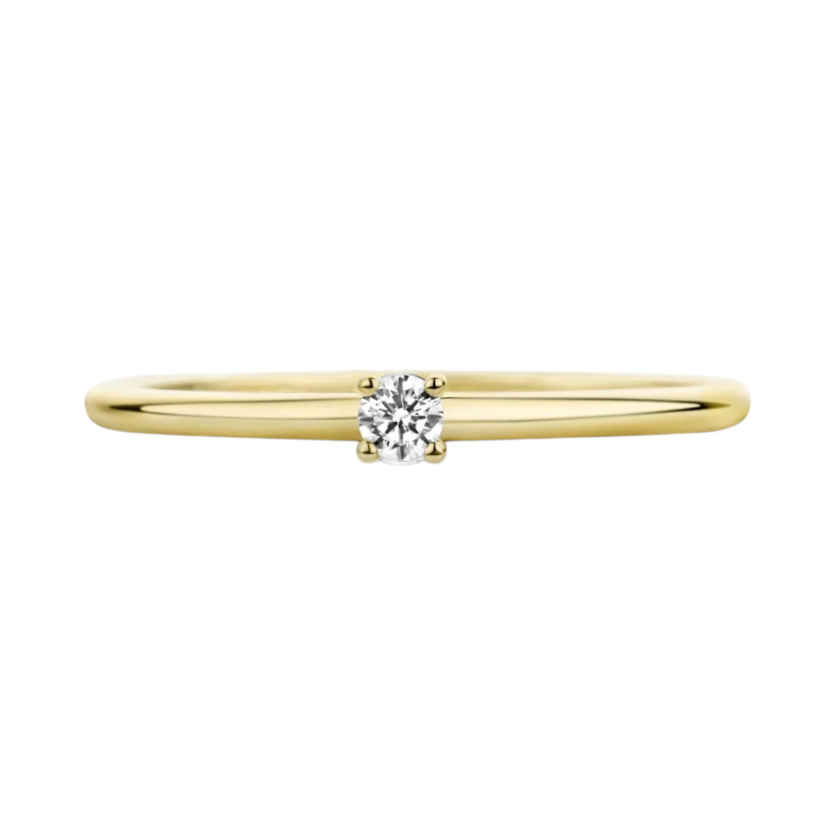Ring aus 585er Gold im Solitär-Design