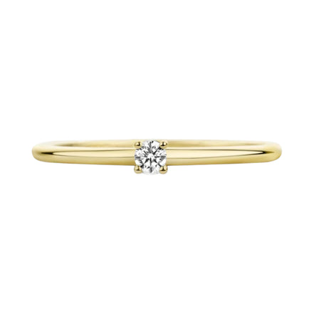 Ring aus 585er Gold im Solitär-Design