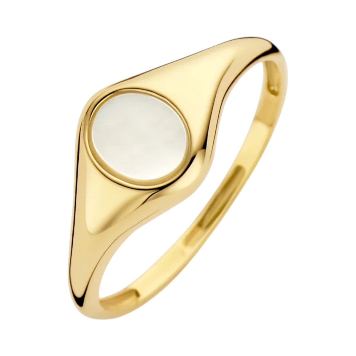 Ring 585er Gelbgold mit Perlmutt