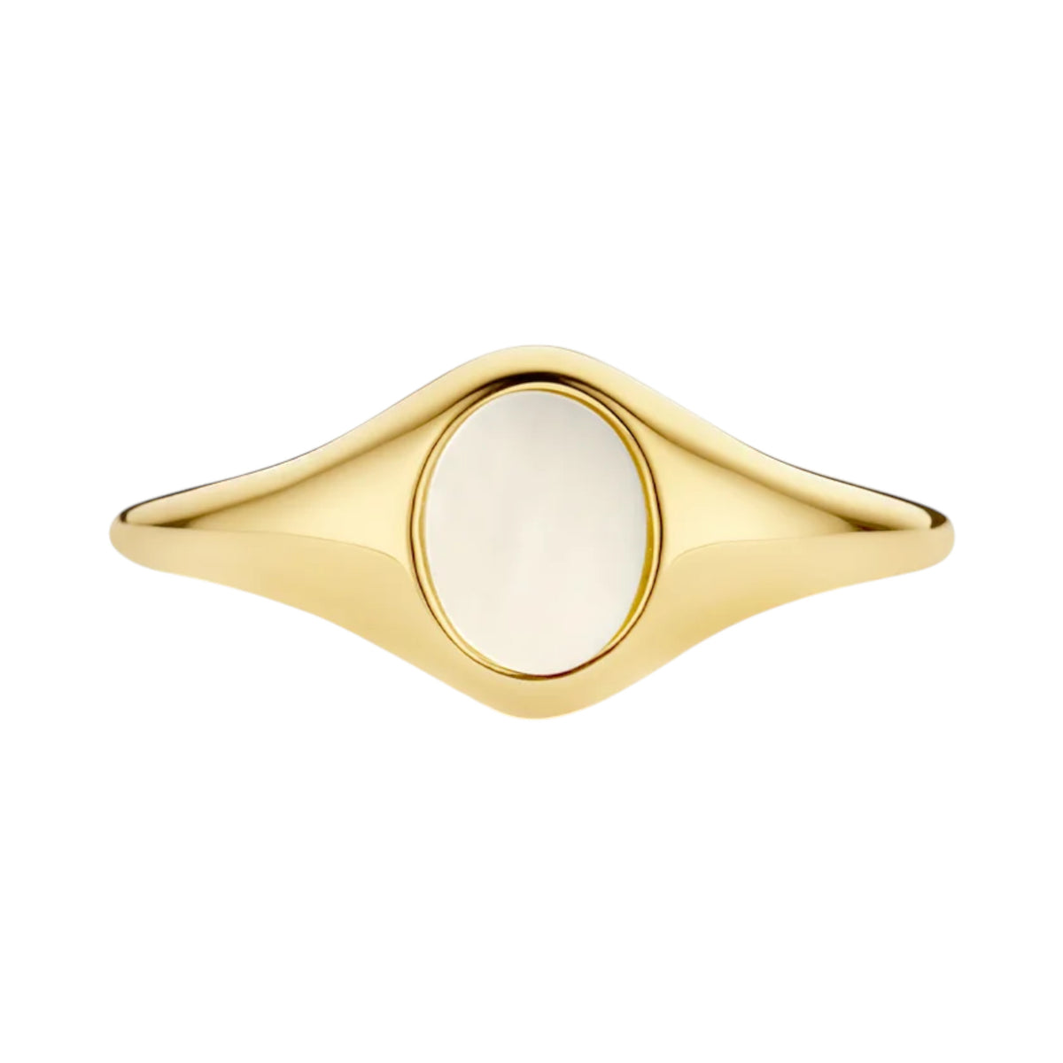 Ring 585er Gelbgold mit Perlmutt