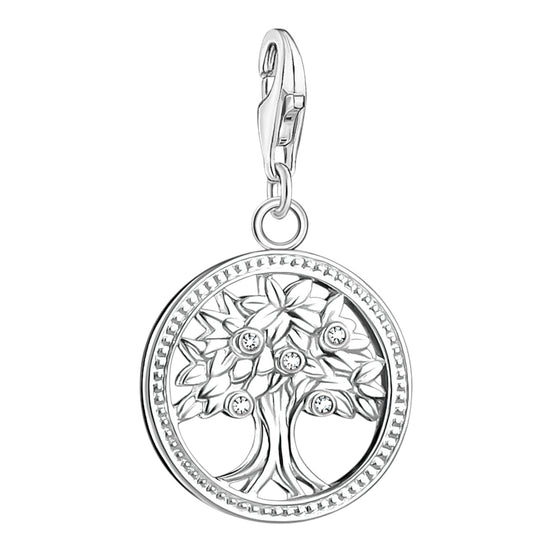 Charm-Anhänger Silber Baum offen "Lebensbaum"