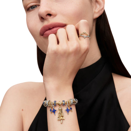 Ring mit einem Stern-Diadem Zirkonia