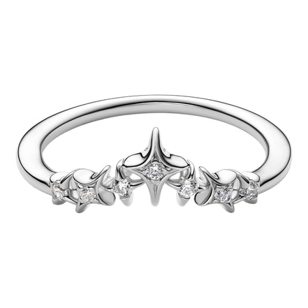 Ring mit einem Stern-Diadem Zirkonia