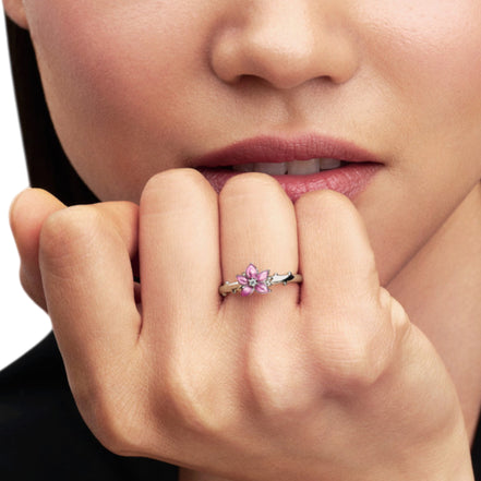 Disney Ring mit Mulans Kirschblüte