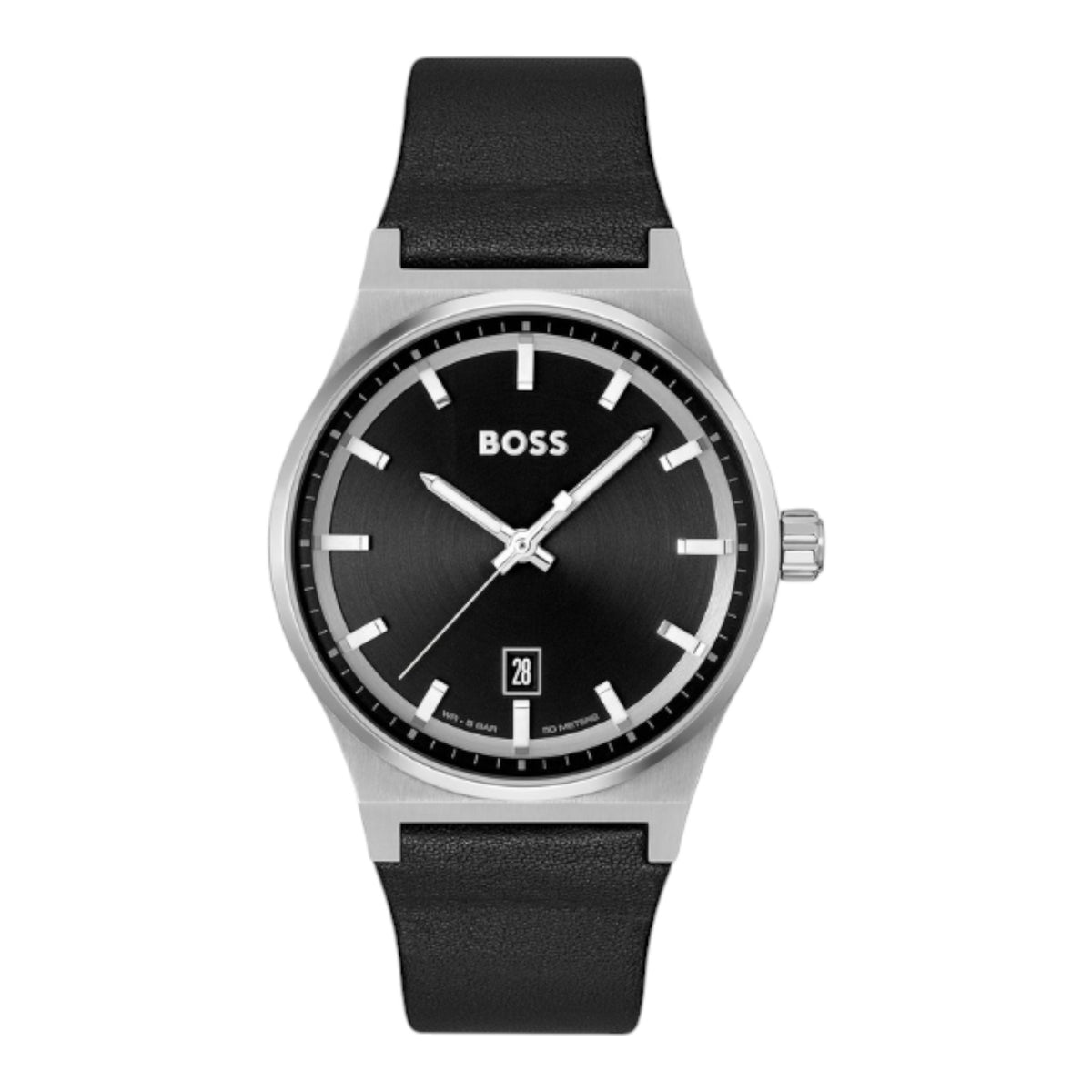 Herrenuhr Candor Datumsanzeige Schwarz