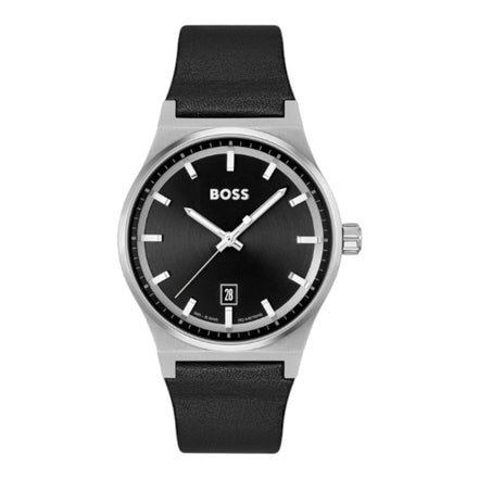 Herrenuhr Candor Datumsanzeige Schwarz
