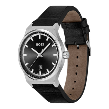 Herrenuhr Candor Datumsanzeige Schwarz
