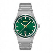 Herrenuhr Candor Silber Grün