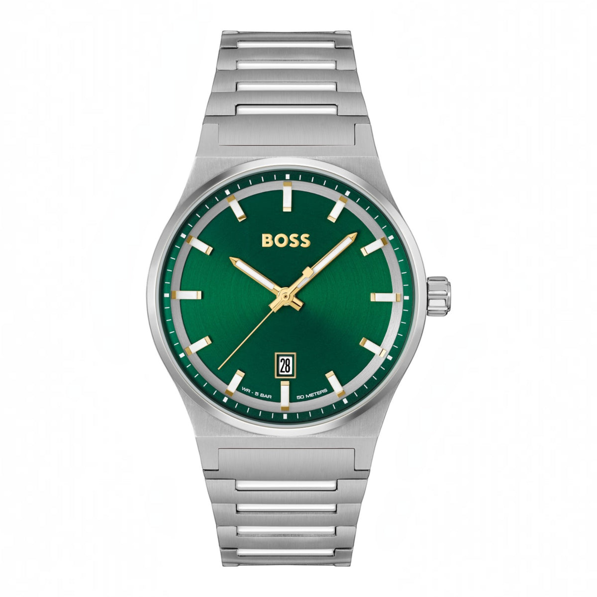 Herrenuhr Candor Silber Grün