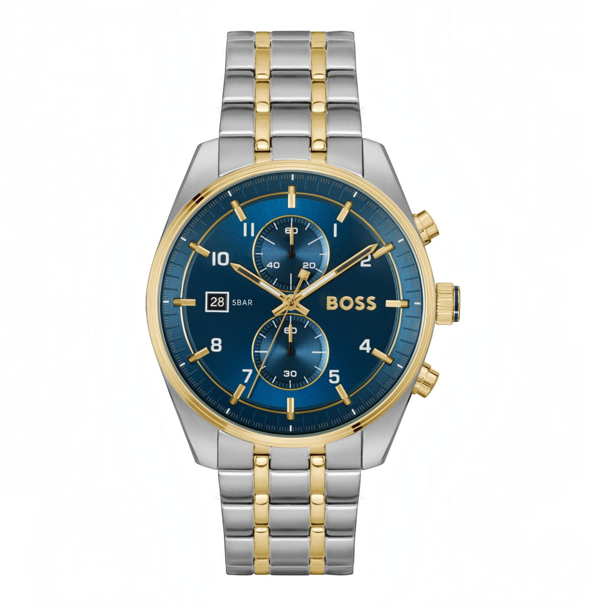 Herrenuhr Skytraveller Chronograph Blau