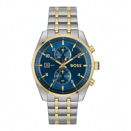 Herrenuhr Skytraveller Chronograph Blau