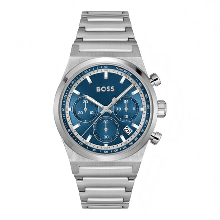 Herrenuhr Candor Chronograph Blau