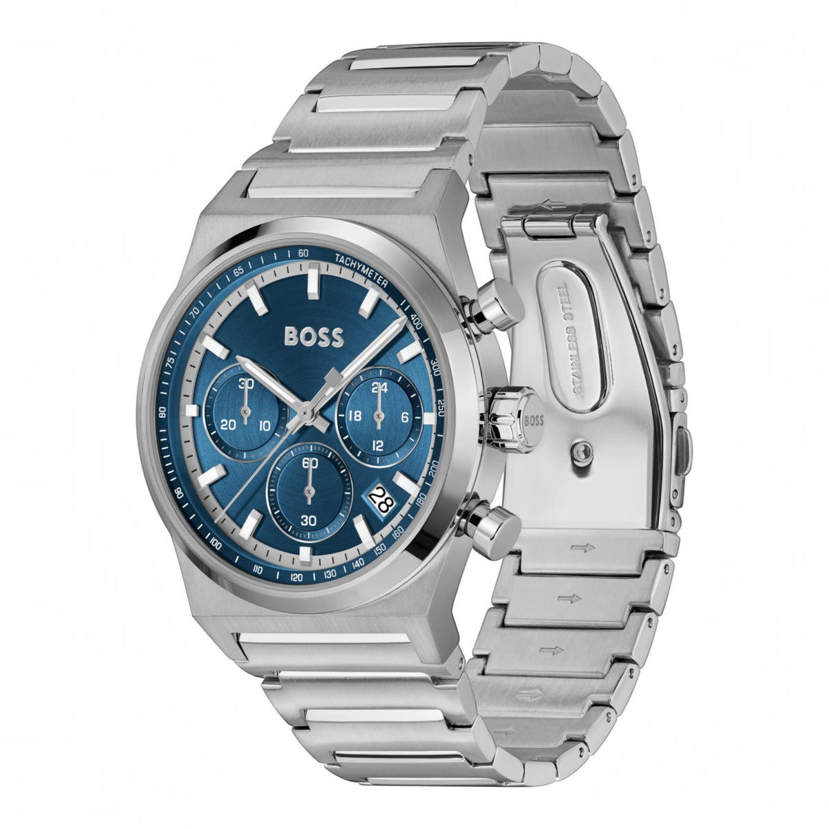 Herrenuhr Candor Chronograph Blau