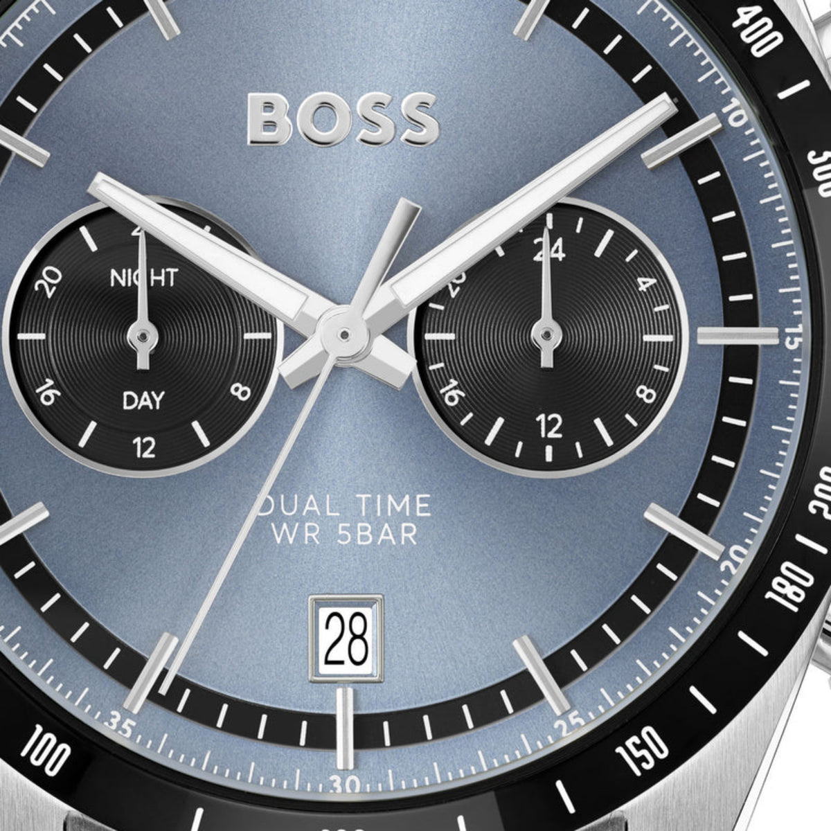 Herrenuhr Tourmaster silberfarben blau
