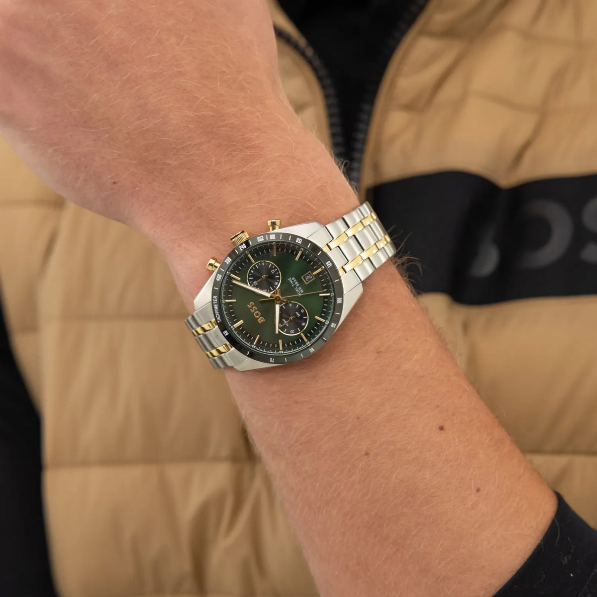 Herrenuhr Tourmaster bicolor grün