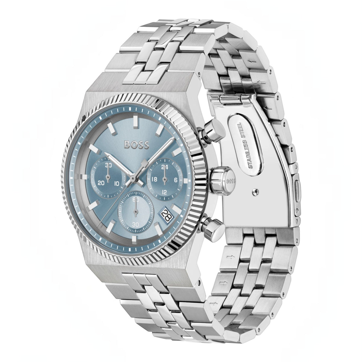 Herrenuhr Candor Prime blau, silber
