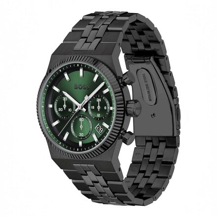 Herrenuhr Candor Prime schwarz, grün
