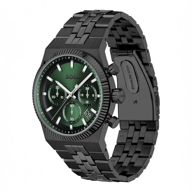 Herrenuhr Candor Prime schwarz, grün