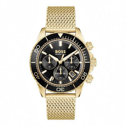 Herrenuhr Chronograph Sealiner schwarz, gold