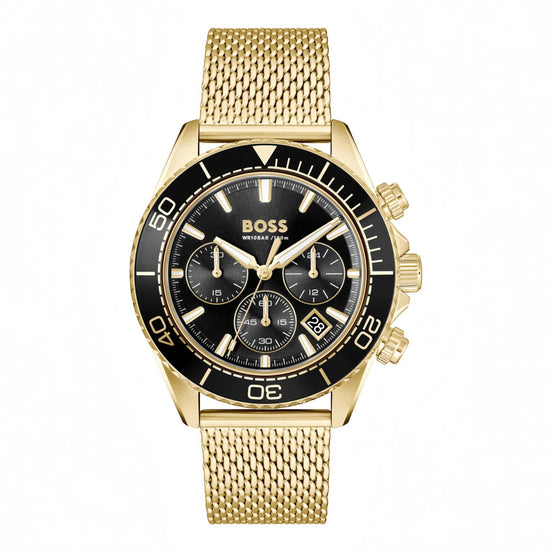 Herrenuhr Chronograph Sealiner schwarz, gold